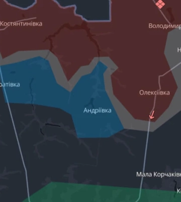 Сили оборони відкинули росіян біля Андріївки на Сумщині. Ворог просунувся поблизу Вільного Поля, Кам’янського та у Плавнях, - DeepState. КАРТИ