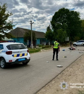 На Одещині мотоцикліст загинув в ДТП