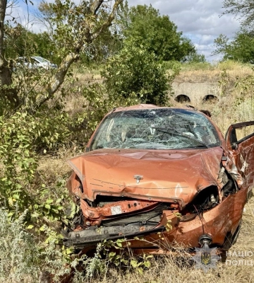 На Одещині Chevrolet Aveo злетів з дороги під час обгону: дитина в лікарні, - ФОТО