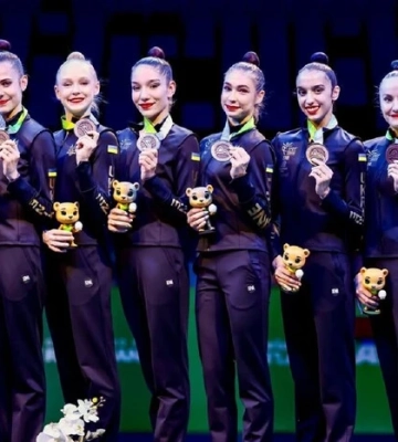 Вперше за 10 років Україна здобула медаль командної першості чемпіонату світу з художньої гімнастики