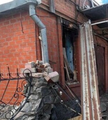 В результате атаки российского БПЛА в Чугуевском районе ранен мужчина. ФОТОРЕПОРТАЖ