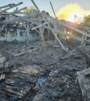 Комбінована атака на Харківщині: безпілотник впав на житловий будинок, поранені діти