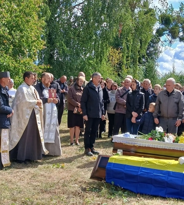 На Волині провели в останню дорогу воїна Сергія Гонтаря
