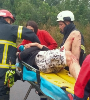 На Волині 19-річний водій опинився в пастці після ДТП (ФОТО)