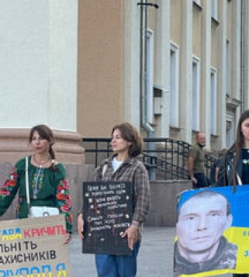 Полтавці провели акцію на підтримку полонених і зниклих безвісти захисників