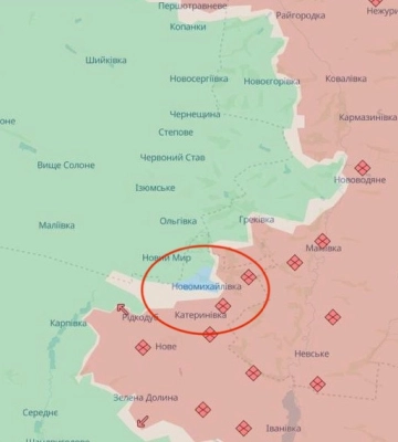 Над Новомихайлівкою – знову український прапор, а РФ наблизилася до Куп’янська