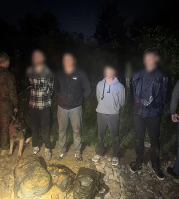 Біля Ужгорода на українсько-словацькому кордоні спіймали трьох призовників