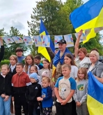У селищі на Волині організували змагання з пляжного волейболу