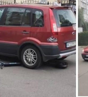 У Луцьку Ford збив двох дівчат на самокаті