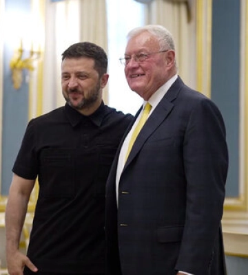 Зеленський зустрівся з Келлогом у Києві: говорили про оборонну співпрацю, тиск на РФ, повернення викрадених дітей