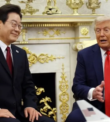 Президент Южной Кореи призвал Трампа способствовать миру на Корейском полуострове