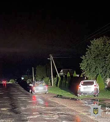 На Полтавщині сталася масштабна ДТП за участю чотирьох автомобілів