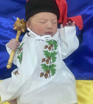 В Луцке новорожденного малыша назвали Ато: с чем родители связывают имя