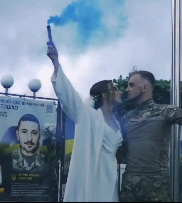 Поєднали долі донька загиблого розвідника та військовик ЗСУ