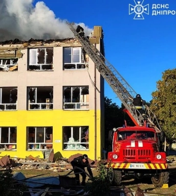 Пошкоджено 60 кабінетів: наслідки удару по навчальному закладу на Дніпропетровщині