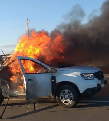 В Херсонской области вражеский дрон попал в автомобиль сотрудников прокуратуры: есть раненые