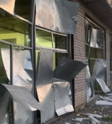 Рашисти вдарили по пожежній частині у Костянтинівці. ФОТОрепортаж