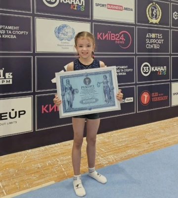 П’ятирічна гімнастка зі Львівщини встановила третій рекорд України