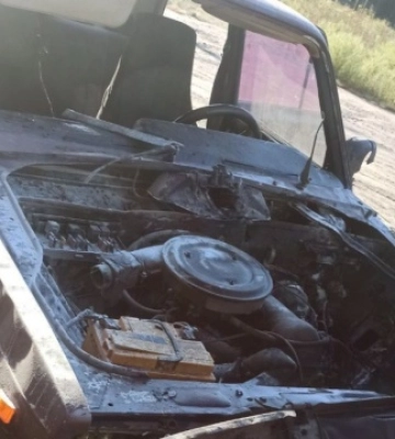 На Харківщині росіяни дроном атакували автівку з гуманітарною допомогою