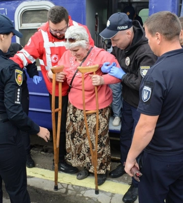 П’ятий евакуаційний поїзд із прифронтових територій прибув на Рівненщину
