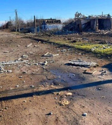 Поліція розслідує розстріл цивільного авто у селі Веселе на Херсонщині