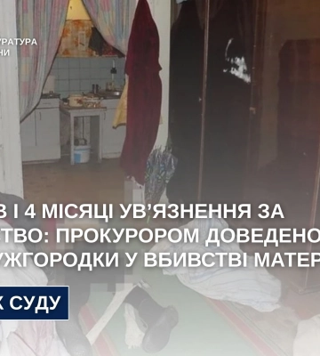До 7 років тюрми засудили жінку за вбивство 71-річної матері в Ужгороді