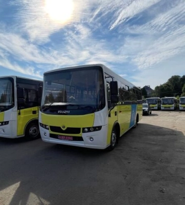 Нові автобуси, які отримав Львів, курсуватимуть на двох міських маршрутах