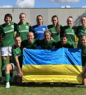 Вихованка знам’янського футболу зіграла у матчі кваліфікації Ліги чемпіонів