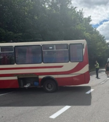 На Житомирщині при зіткненні легковика з автобусом постраждали дев&#039;ятеро людей