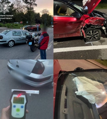 У Рівному водій напідпитку спричинив ДТП на вулиці Київській