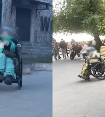 Приковувала інвалідний візок ланцюгом до стовпа — в Одесі судитимуть жінку, яка змушувала 96-річну матір жебракувати