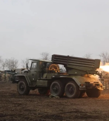 Українські військові знищили на Херсонщині російську РСЗВ &quot;Град&quot;. ВІДЕО