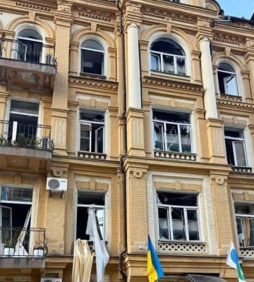 У Києві пошкоджені будівлі податкової