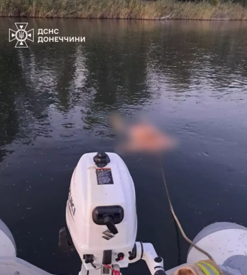 У Слов’янську рятувальники дістали з озера тіло потопельника, - ДСНС Донеччини
