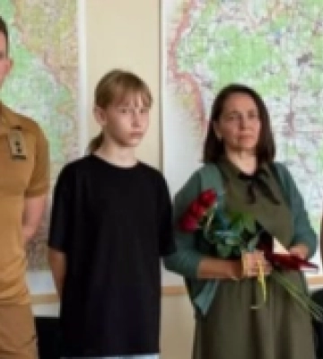 Родині полеглого Ігоря Гірея з Любомля вручили орден «За мужність»