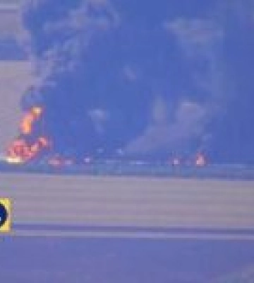 Поблизу Токмака зруйновано залізничний склад з паливом