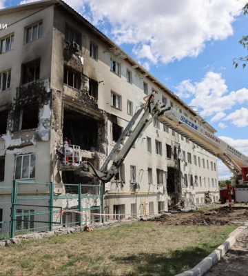 У Харкові завершили аварійно-рятувальні роботи у багатоповерхівці після російського обстрілу