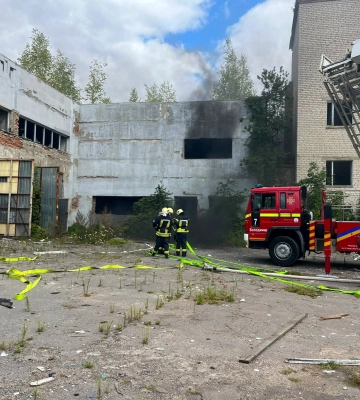 Будівля молокозаводу на Волині могла загорітися через дитячі пустощі