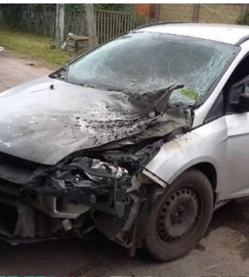 Під Сумами російський дрон влучив в авто балетмейстера театру Щепкіна