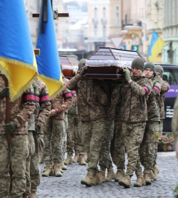 Сьогодні Львівщина прощається із п’ятьма захисниками