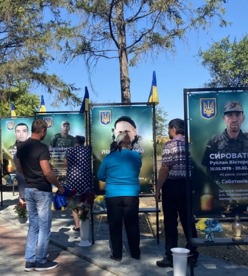 Алею слави на честь полеглих воїнів відкрили у Благовіщенській громаді 