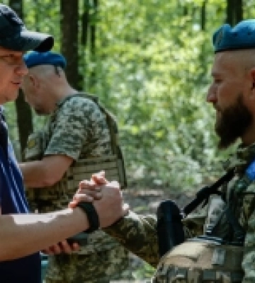 Очільник Миколаївської області відвідав морських піхотинців 36 ОБрМП