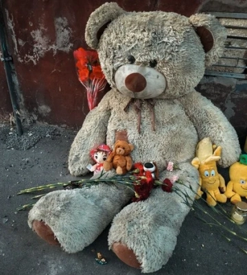 Врятований ведмедик загиблої дівчинки зворушив соцмережі до сліз