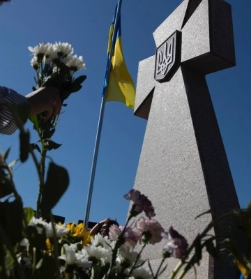 На Берковецком кладбище в Киеве открыли второй мемориал для чествования погибших военных