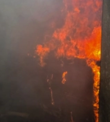 На Миколаївщині ворог обстріляв Галицинівську громаду: виникла пожежа
