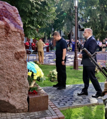 У Києві відкрили меморіал загиблим на війні співробітникам ДКВС