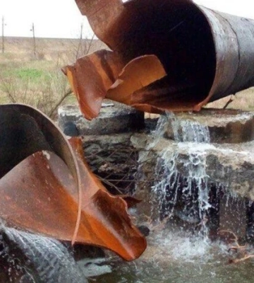 Водоснабжение на Донбассе отсутствует, не ожидается и даже не планируется