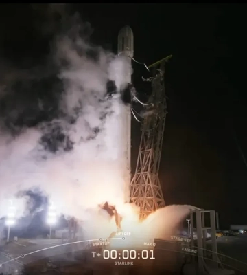 SpaceX запустила ще 24 супутники Starlink на орбіту з Каліфорнії