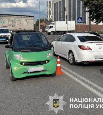 У Вишневому молодий водій легковика на пішохідному переході скоїв наїзд на жінку, - поліція У Вишневому молодий водій легковика на пішохідному переході скоїв наїзд на жінку, - поліція