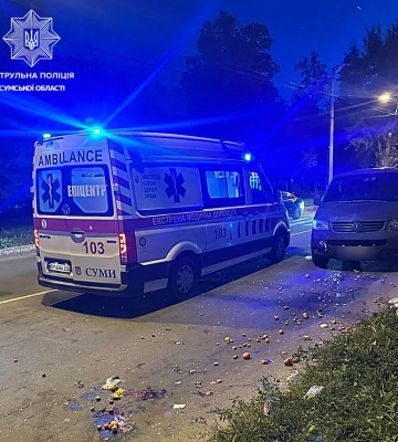 У Сумах на переході збили жінку У Сумах на переході збили жінку